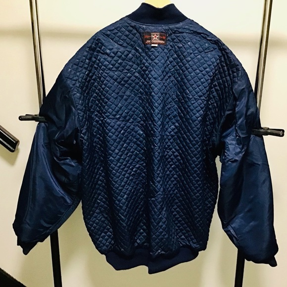 JH Design New York Yankees Varsity Jacket Diamond Stud Logo Size 6XL Rare - Picture 4 of 12